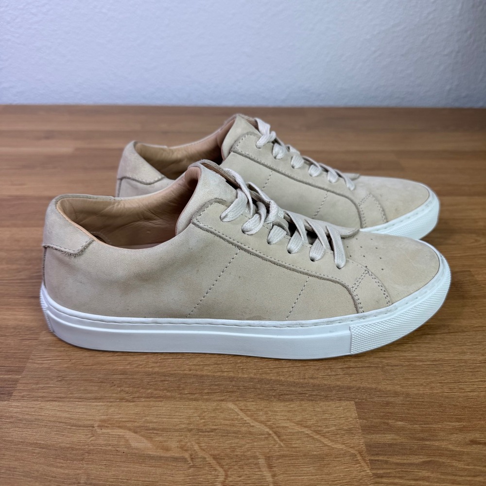 Greats The Royale Nubuck Leather Low Top‎ Sneakers Tan 7.5